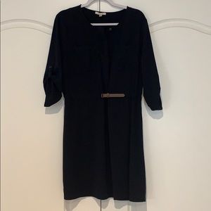 Casual navy blue dress